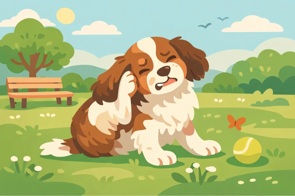 Svrab kod pasa slika 1