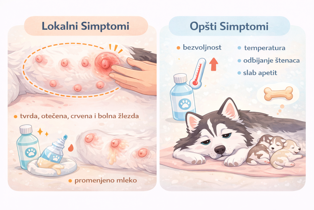 Mastitis kod pasa slika 3